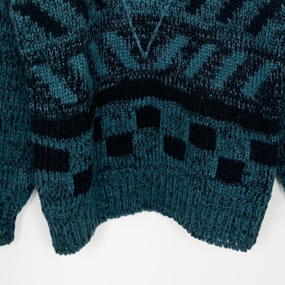 Vintage 80s 90s Chunky Knit Sweater - Picture 2 of 6